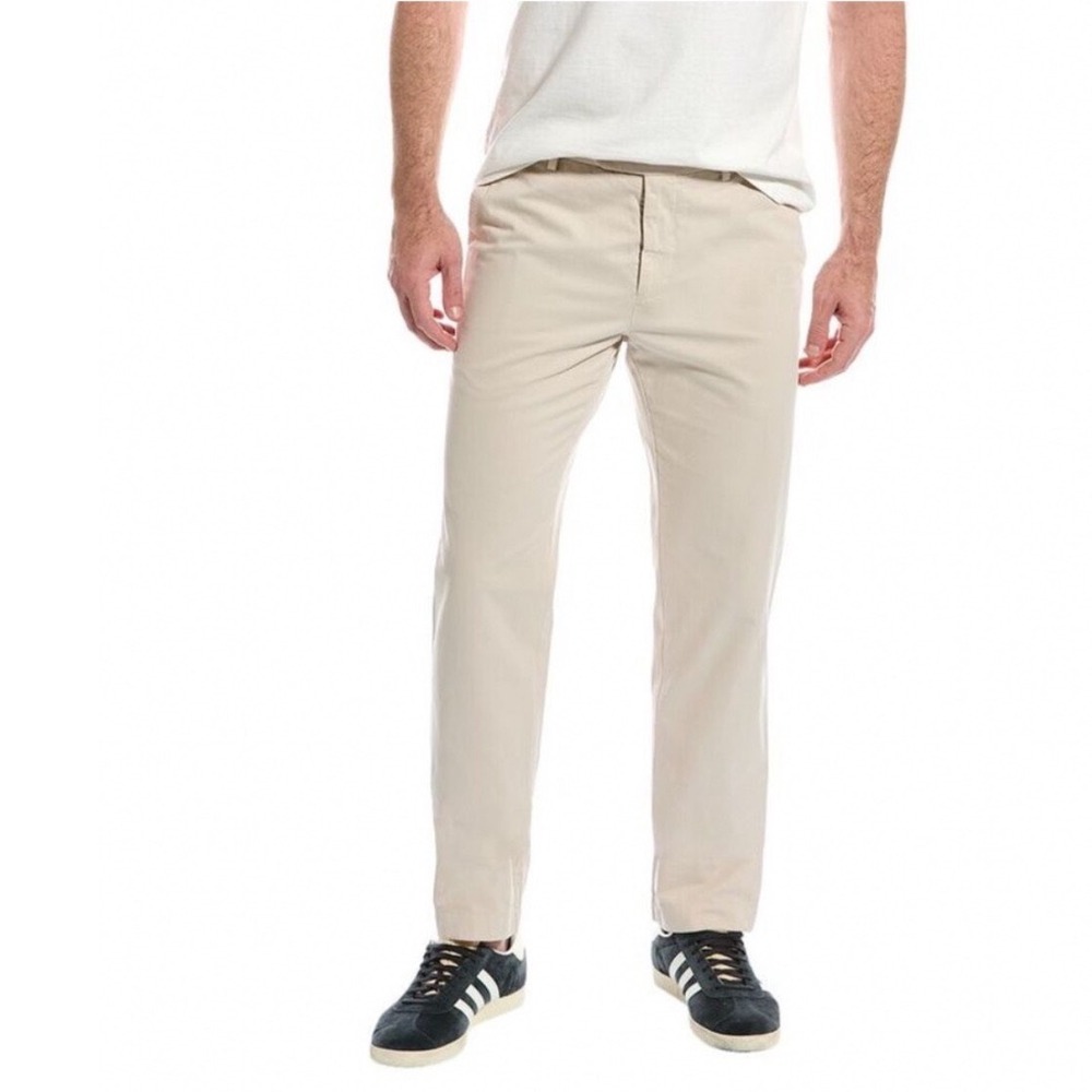 J.McLaughlin Taylor Pants Mens 40‎ Stone Italian Fabric Chinos Stretch NWT